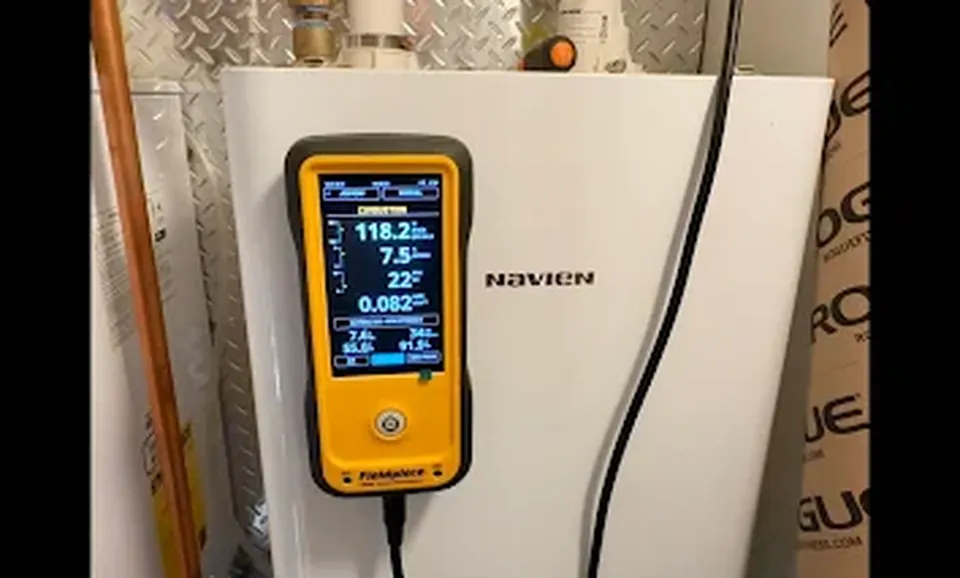 Hot-water boiler installed in a Worth, IL home