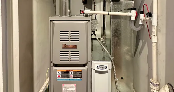 Whole-home air cleaner installed on a furnace return duct