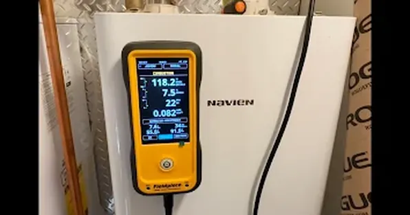 Wall-mounted tankless boiler with copper supply piping